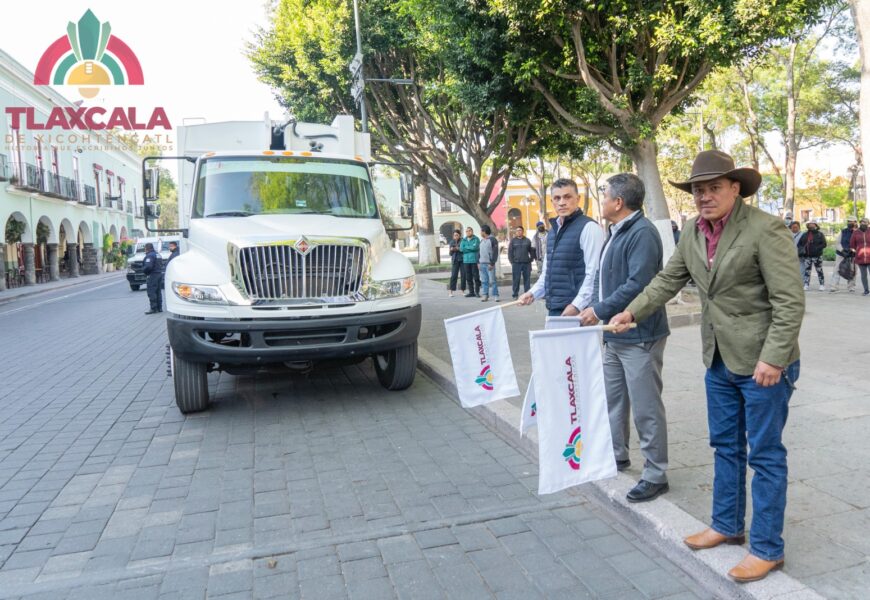 Tlaxcala fortalece recolección de residuos con nueva unidad