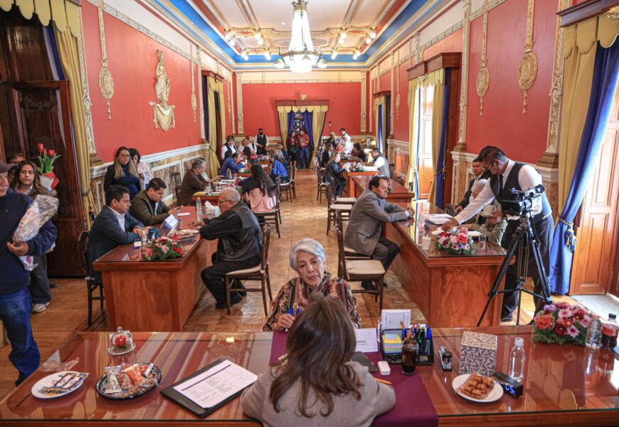 Lorena Cuéllar encabeza primera audiencia pública en Tlaxcala