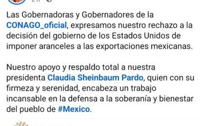 Gobernadora de Tlaxcala respalda a Sheinbaum