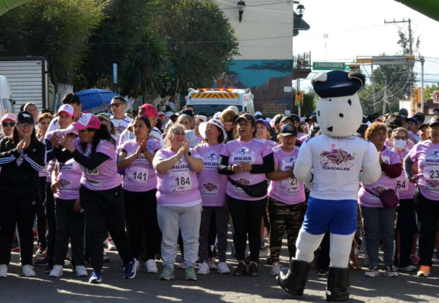 Carrera Estatal de la Mujer reúne a más de 500 atletas