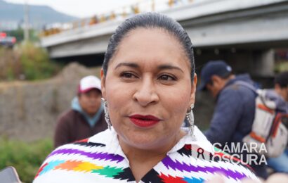 Ana Lilia Rivera celebró los avances en saneamiento del rio