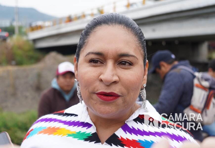 Ana Lilia Rivera celebró los avances en saneamiento del rio