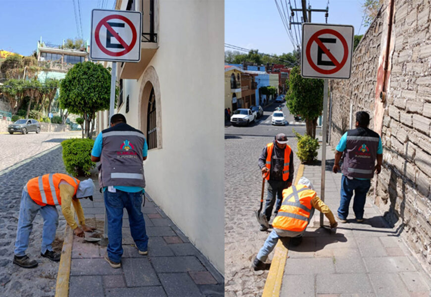 Ayuntamiento de Tlaxcala instalan nueva señalética