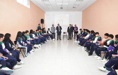 Director de CECyTE Tlaxcala recorre escuelas del estado
