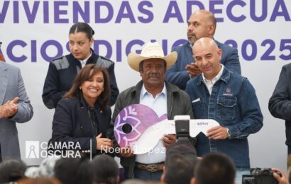 Gobernadora entrega del C2 y viviendas adecuadas en Emiliano Zapata