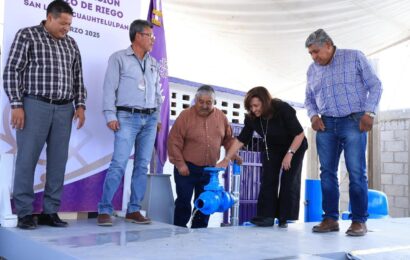 Gobierno de Tlaxcala rehabilita pozo de riego en Cuauhtelulpan