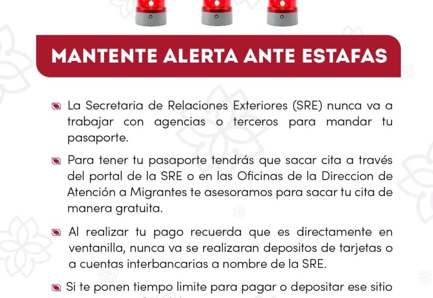 Alertan sobre fraudes en empleo y trámites migratorios