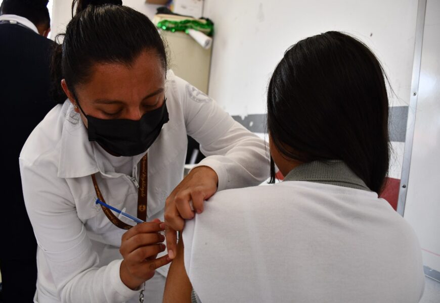 Vacunación VPH en Tlaxcala: 12 mil 883 niñas protegidas