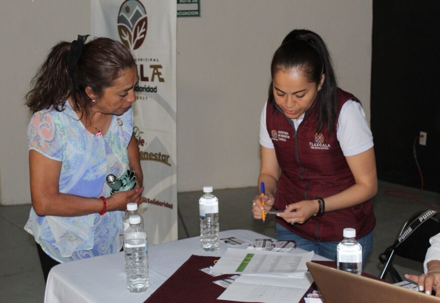 Bienestar para Tu Salud afilia a 285 tlaxcaltecas en Tetla