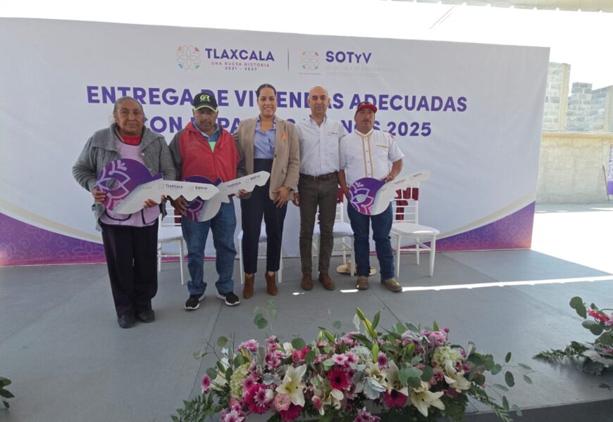 Viviendas adecuadas en Teacalco fortalecen el bienestar social