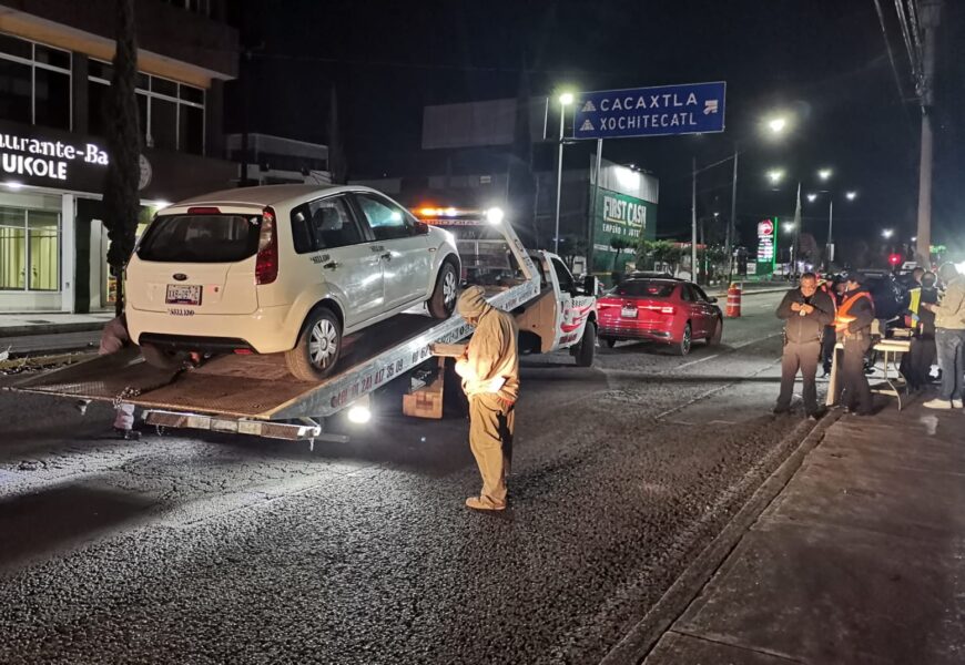 Operativo Alcoholímetro en Tlaxcala aplicó 91 pruebas Operativo Alcoholímetro en Tlaxcala aplicó 91 pruebas