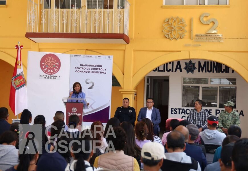 Nuevo C2 en Santa Apolonia Teacalco refuerza seguridad