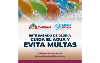Evitar desperdicio de agua: aviso de CAPAM