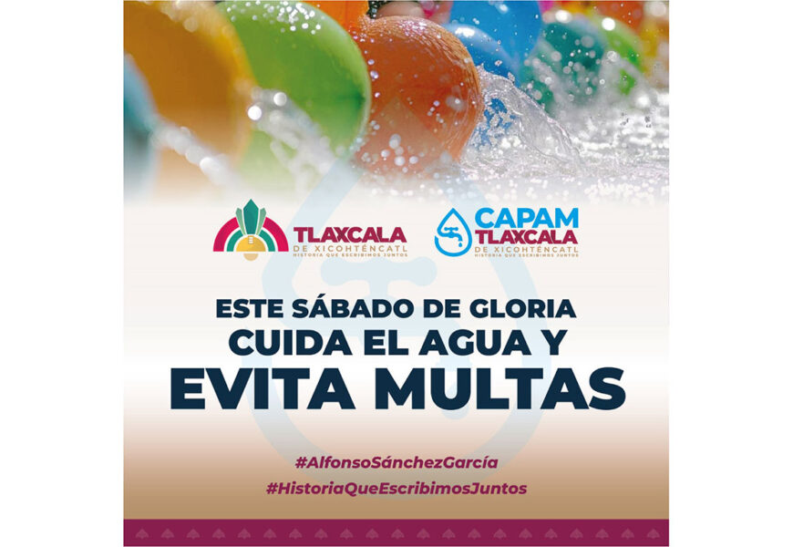 Evitar desperdicio de agua: aviso de CAPAM