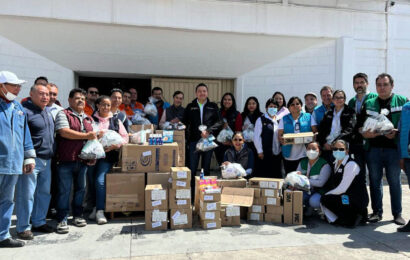 Entrega de medicamentos en Atltzayanca