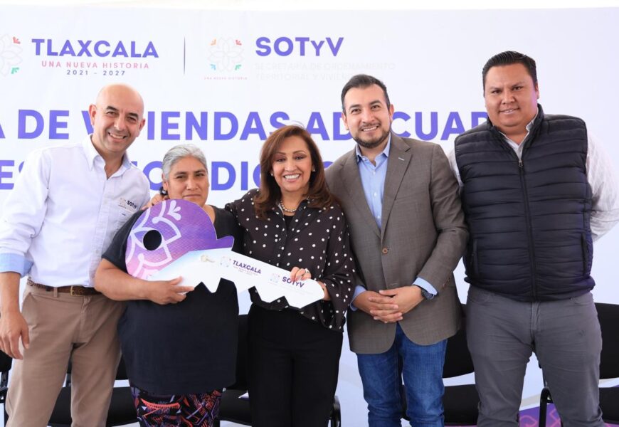 Gobierno de Tlaxcala entrega viviendas dignas en Huamantla