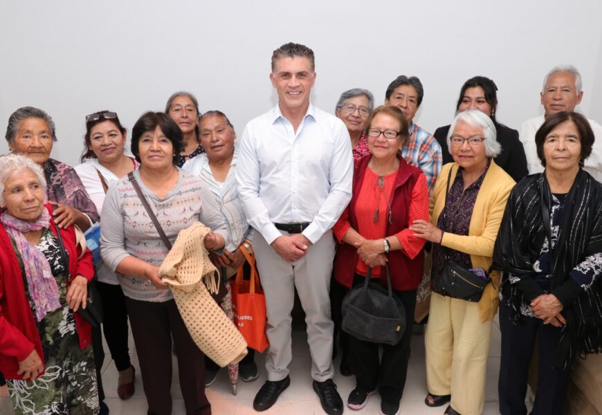 Inauguran Casa del Abuelo en San Diego Metepec