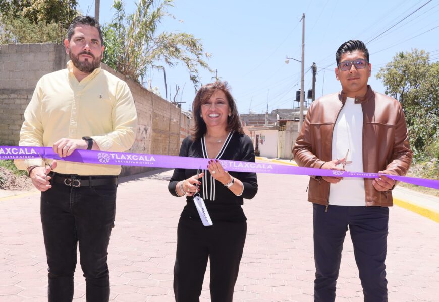 Obras viales Tlaxcala mejoran accesos en municipios