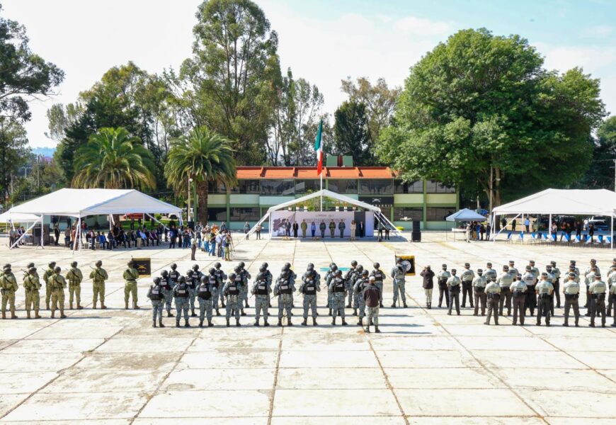 Gobernadora asiste a toma de protesta de nuevo Coordinador estatal Guardia Nacional
