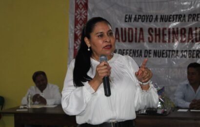 Senadora Ana Lilia Rivera llama a sumarse a la Cuarta Transformación
