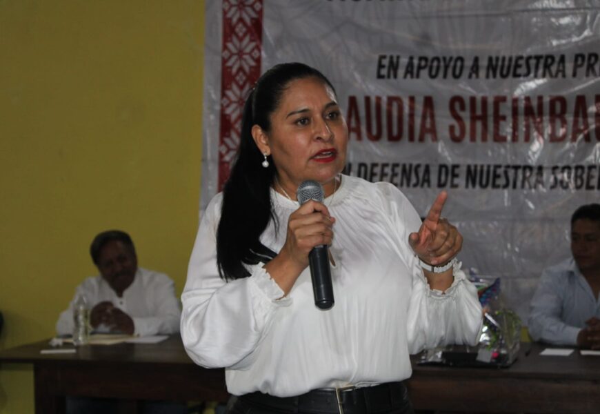 Senadora Ana Lilia Rivera llama a sumarse a la Cuarta Transformación