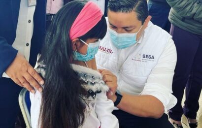 Tlaxcala lidera vacunación de influenza con 104.9%