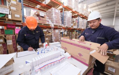 Distribución de medicamentos en Tlaxcala avanza