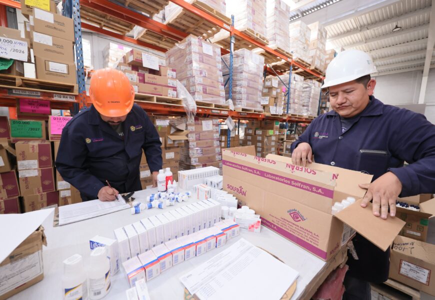 Distribución de medicamentos en Tlaxcala avanza