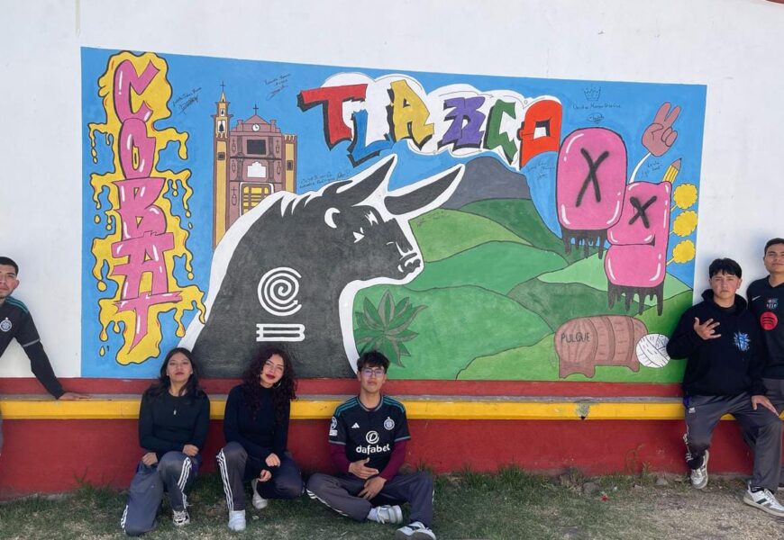 Exposición de Grafiti Escolar reúne talento joven del COBAT en Tlaxcala