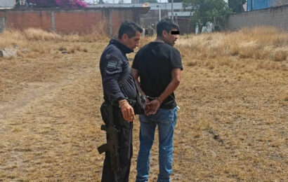Detención en San Esteban Tizatlán por robo frustrado en vivienda