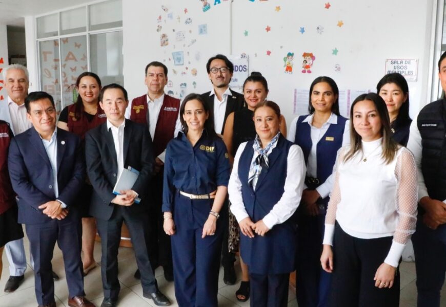 Visita de JICA al Sedif Tlaxcala impulsa envejecimiento saludable
