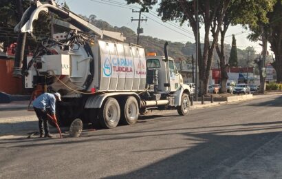 Desazolve en la Capital refuerzan prevención en temporada de lluvias