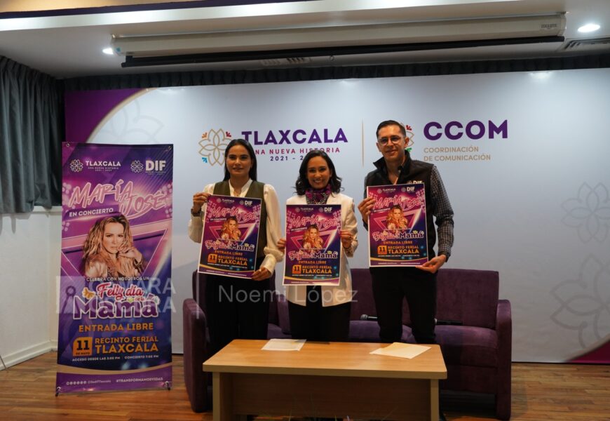 Concierto de María José celebrará a mamás tlaxcaltecas
