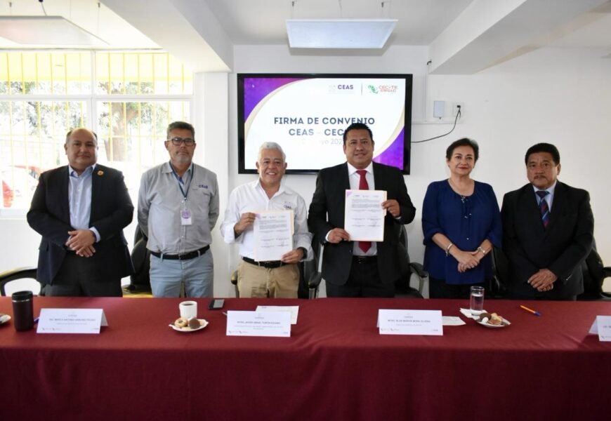Convenio CECyTE Tlaxcala inicia acciones ambientales