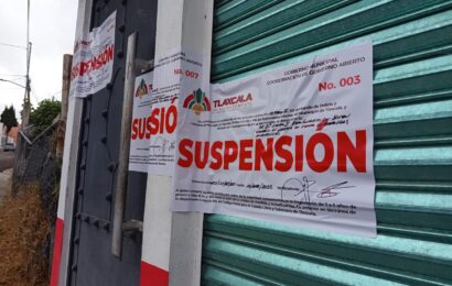 Suspenden diversos establecimientos en Tlaxcala por irregularidades sanitarias