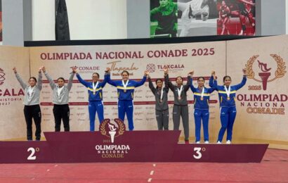 Tenis de mesa Olimpiada Nacional 2025: bronce para Tlaxcala
