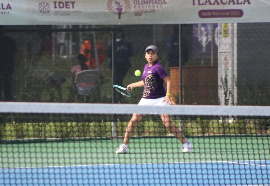 Tenis en la Olimpiada Nacional 2025 destaca a Tlaxcala
