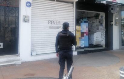 Robo en establecimiento comercial moviliza a Policía de Apizaco