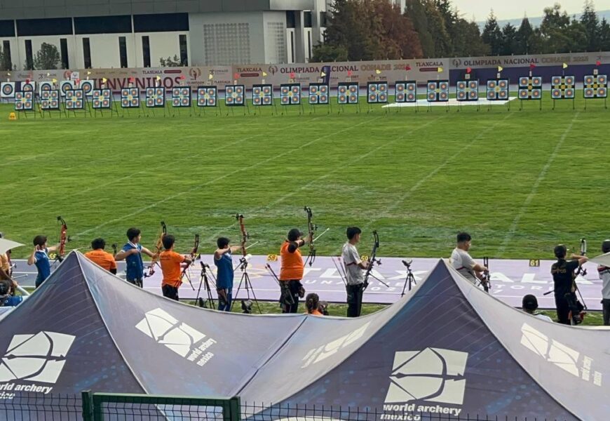Destacan arqueros en Olimpiada Nacional pese a clima