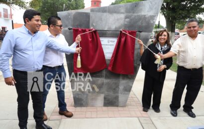 Rehabilitacion de calle en Santa Cruz Tlaxcala mejora conectividad