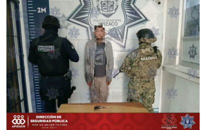 Detención por robo con violencia Apizaco