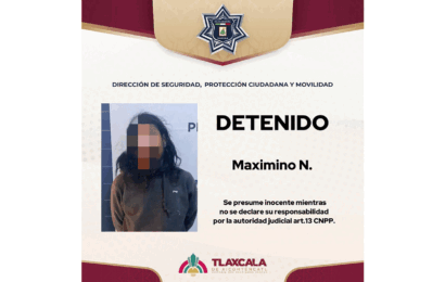 Detención en Tizatlán Tlaxcala en 7 minutos