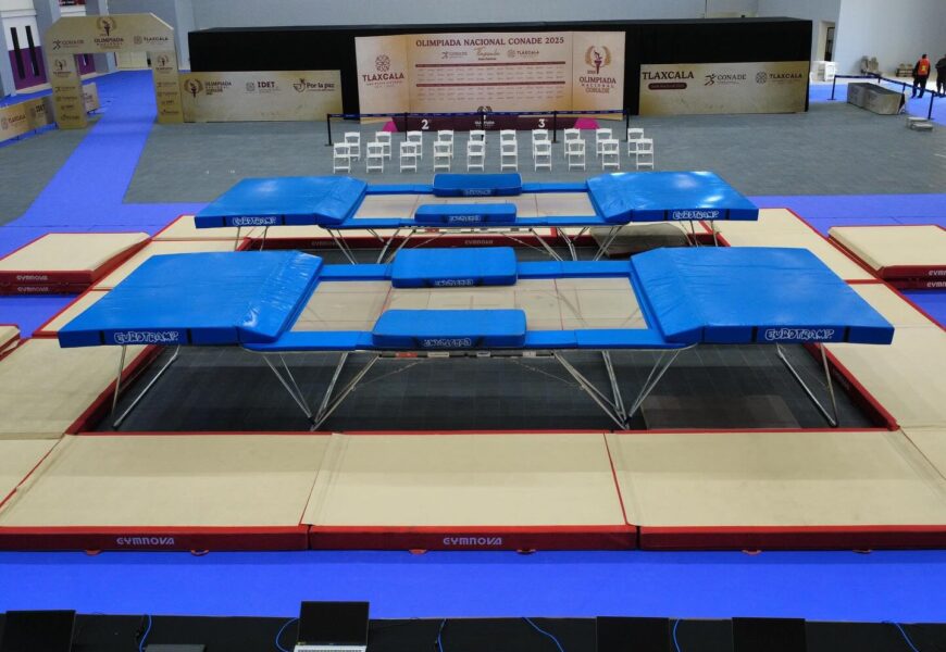 Tlaxcala listo para albergar gimnasia de Trampolín