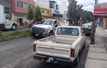 Dirección de Seguridad Pública de Apizaco retira autos