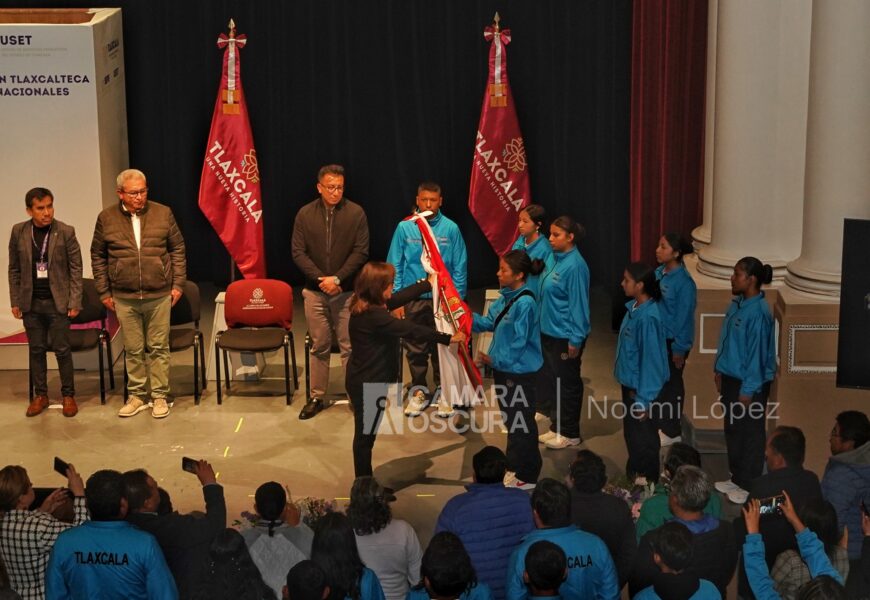 Abanderan a selección estatal para los Juegos Deportivos Nacionales Escolares 2025