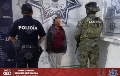 Detienen a mujer por robo en Apizaco tras operativo conjunto