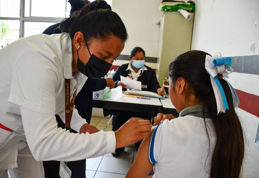 Vacuna contra sarampión en Tlaxcala suma más de 10 mil dosis aplicadas