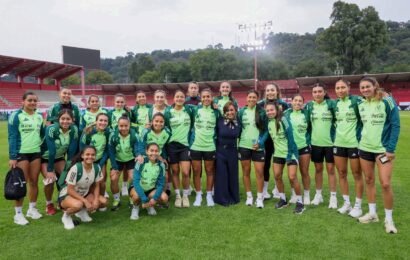 Selección Mexicana Femenil de Futbol llega a Tlaxcala