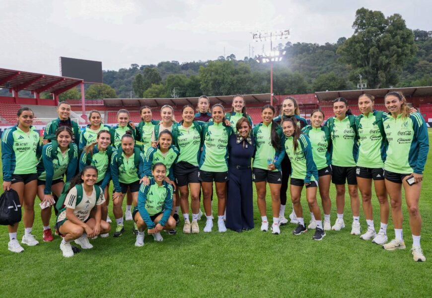 Selección Mexicana Femenil de Futbol llega a Tlaxcala
