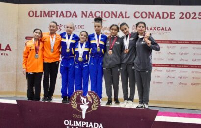 Tlaxcala logra Medalla de plata en gimnasia en trampolín